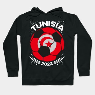 Tunisia Flag Soccer Football Team Hoodie